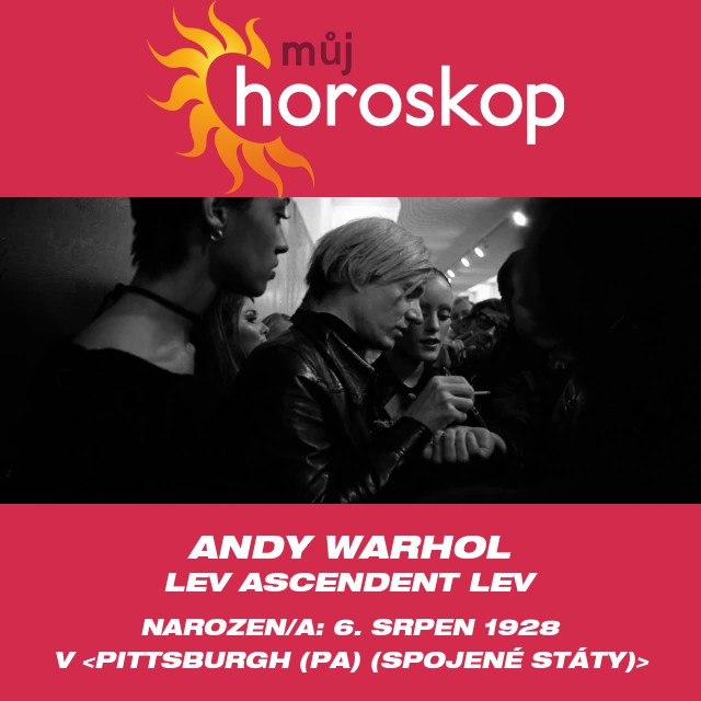 Astrologický portrét Andyho Warhola: Vliv znamení Lva