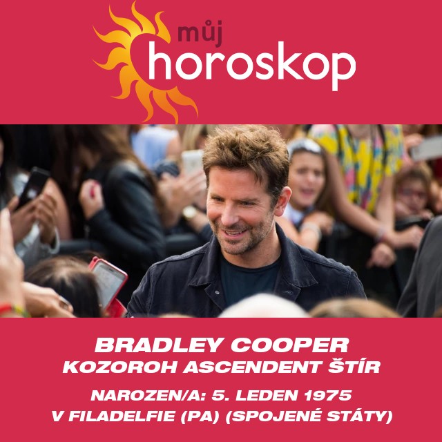 Bradley Cooper: Ambiciózní Kozoroh - Vše o jeho úspěších a osobním životě