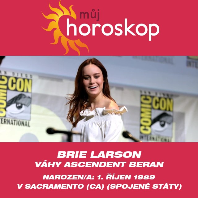 Brie Larson: Okouzlující hvězda z filmu Váhy