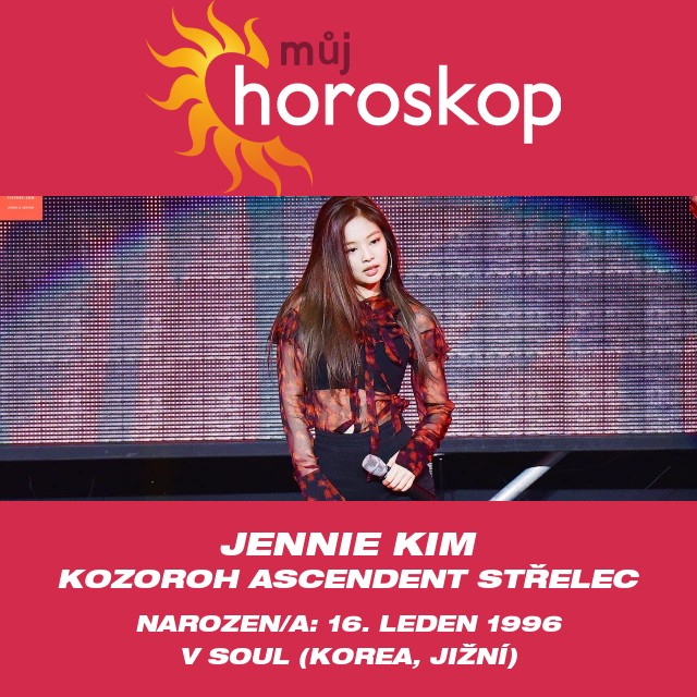 Astrologický portrét Kozoroha Jennie Kim