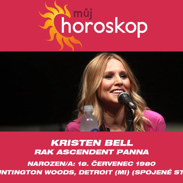 Astrologický portrét Kristen Bell – Raka