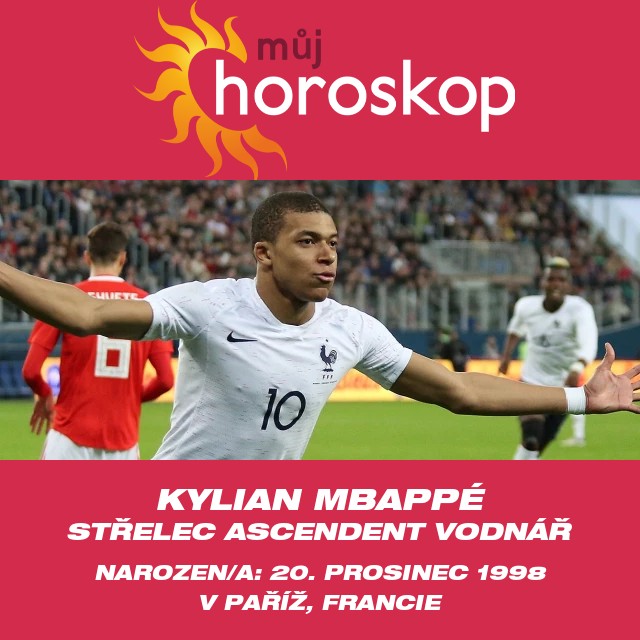 Astrologie a charakteristika znamení Střelec: Kylian Mbappé