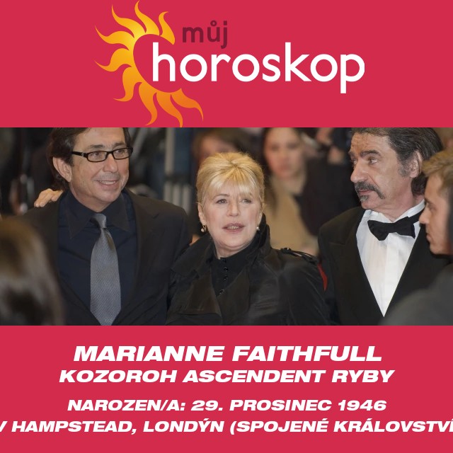 Marianne Faithfull: Astrologické spojení s Kozorohem