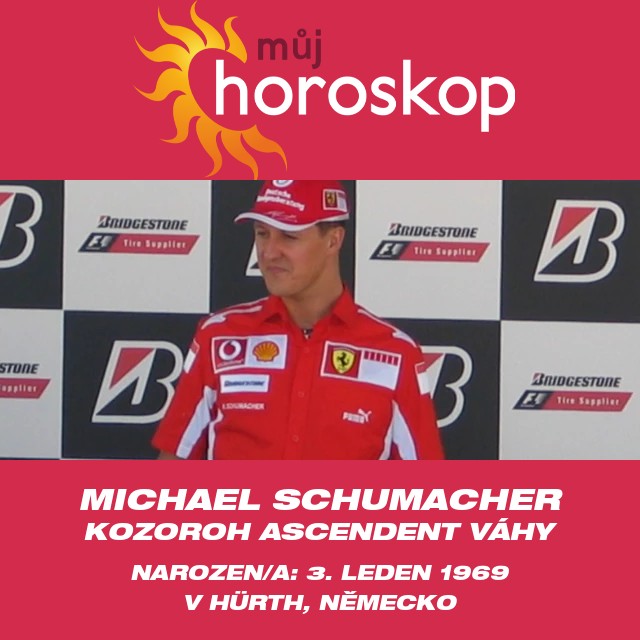 Michael Schumacher a jeho astrologické poznatky o Kozorohu