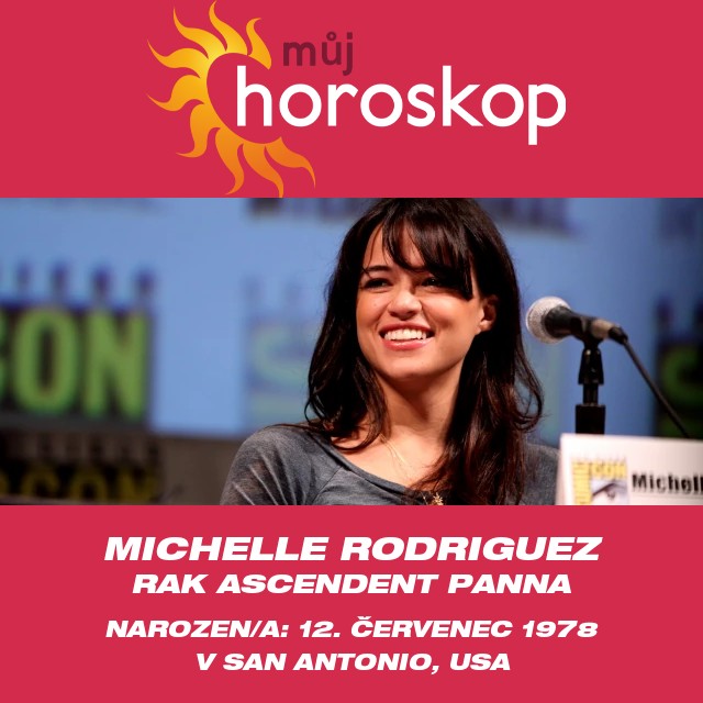 Michelle Rodriguez: Ikona zvěrokruhu - znamení Raka