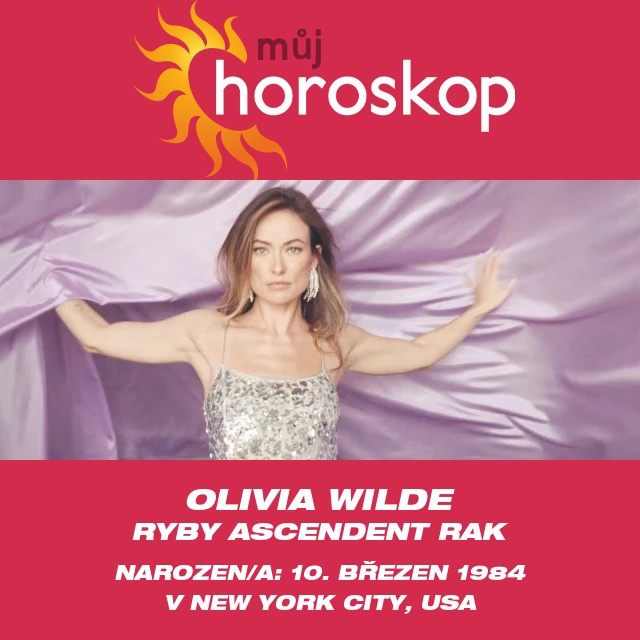 Astrologický portrét Olivie Wilde: Vhledy do znamení Ryb