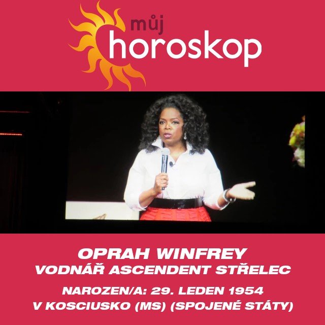 Astrologický portrét Oprah Winfreyové ve znamení Vodnáře