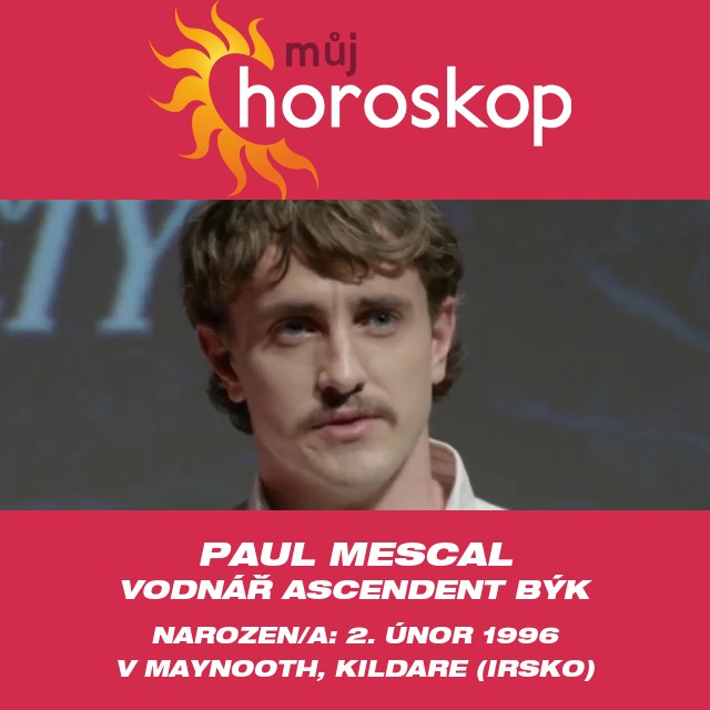 Astrologické poznatky Vodnáře od Paula Mescal.