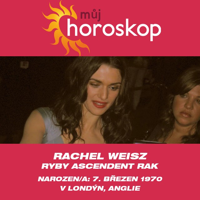 Rakovina v horoskopu Rachel Weiszové: pohledy a analýzy