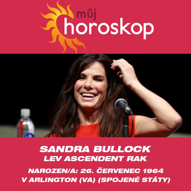 Astrologický portrét Sandry Bullock: Vliv znamení Lva