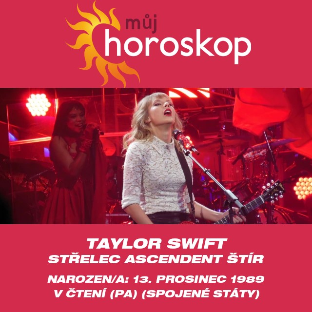 Astrologické postřehy Taylor Swift jako Střelec